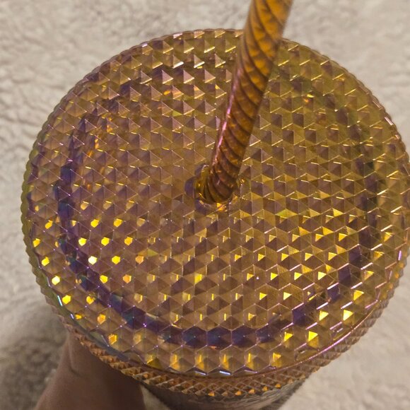 NEW Starbucks 50th Anniversary Honeycomb Studded 16 oz. Grande Cold Cup … - Picture 3 of 8